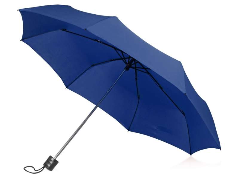 Зонт складной Columbus, механический, 3 сложения, с чехлом, кл. синий №1