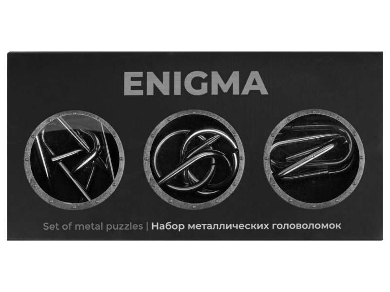 Набор из 3 металлических головоломок в мешочках Enigma №5