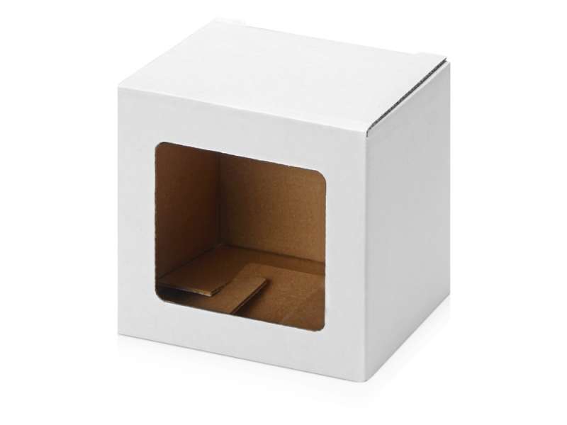 Коробка для кружки с окном, 11,2х9,4х10,7 см., белый №1