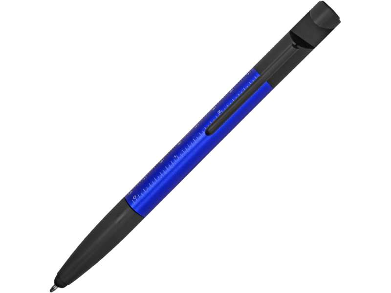 Ручка-стилус пластиковая шариковая многофункциональная (6 функций) Multy, синий №2
