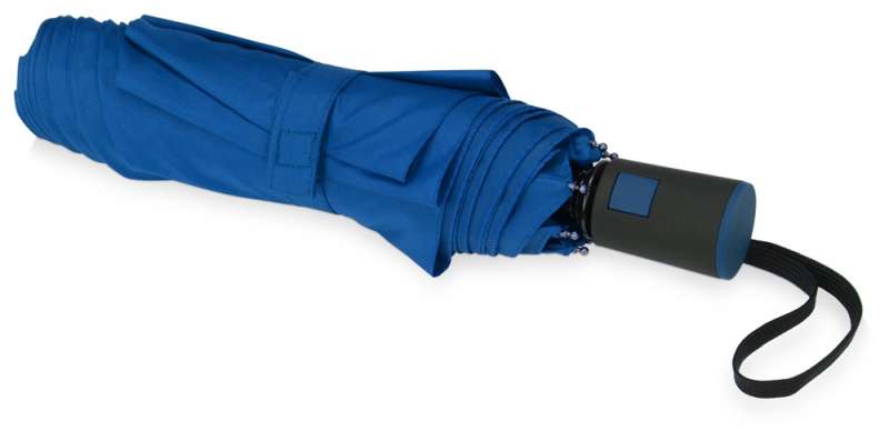 Зонт складной Irvine, полуавтоматический, 3 сложения, с чехлом, темно-синий №4