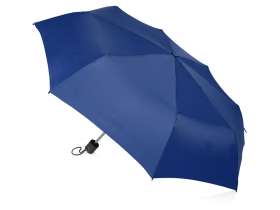 Зонт складной Columbus, механический, 3 сложения, с чехлом, кл. синий №2
