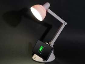 Настольный светильник с функцией беспроводной зарядки Bendy №6