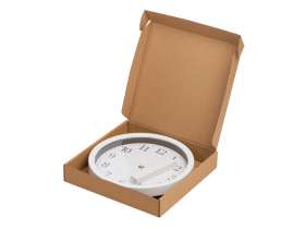 Пластиковые настенные часы  диаметр 25,5 см Yikigai, белый №4