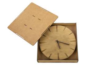 Часы деревянные Helga, 28 см, палисандр №2