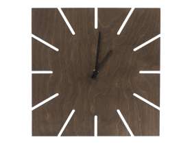 Часы деревянные Olafur квадратные, 28 см, шоколадный №1