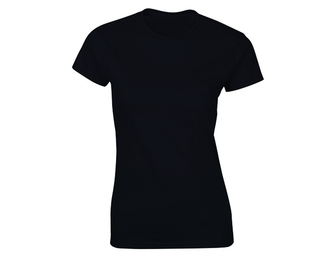 Футболка женская с О-образным вырезом, 180гр, 95% хлопок 5% спандекс