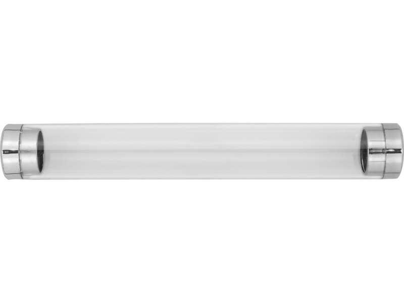 Тубус для 1 ручки Аяс, прозрачный/серебристый №3