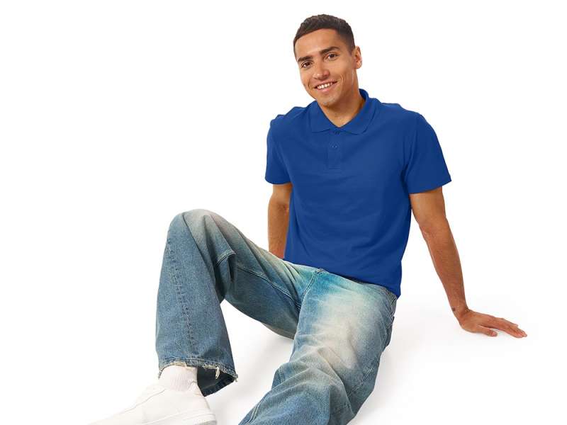 Рубашка поло First мужская, кл. синий №9