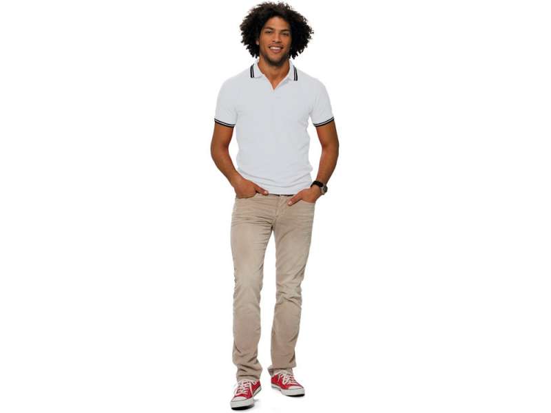 Рубашка поло Erie мужская, белый №3