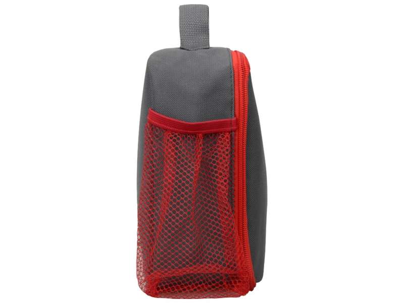 Изотермическая сумка-холодильник Breeze для ланч-бокса, серый/красный №6