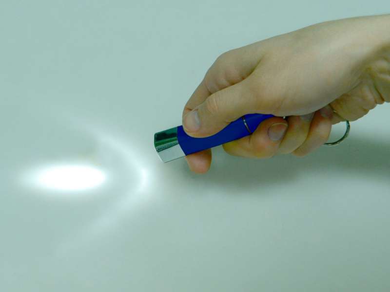 Брелок-фонарик, синий №2