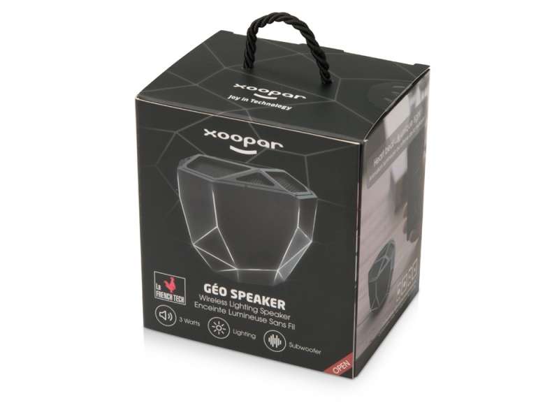 Портативная колонка Geo, 5 цветов подсветки №4