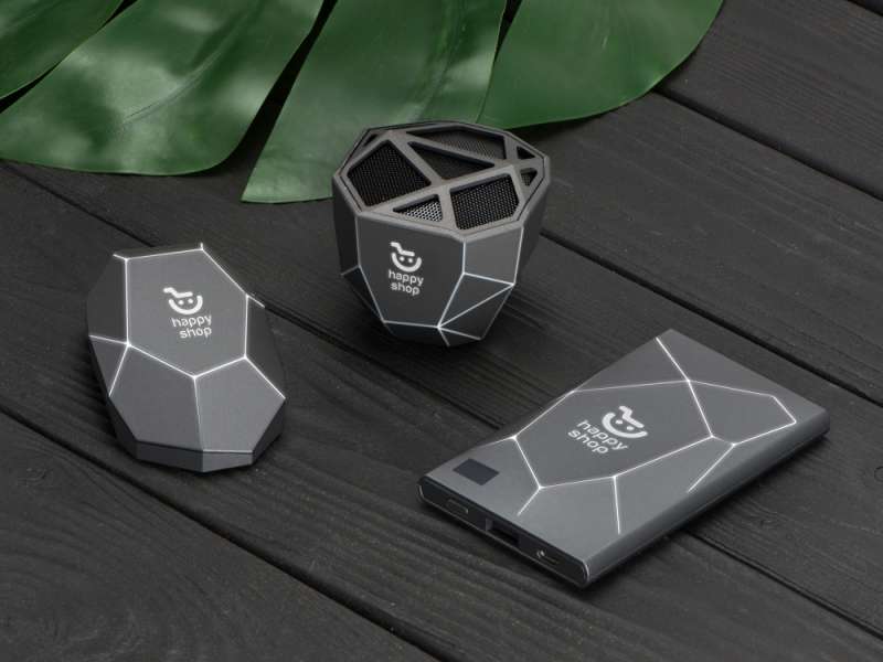 Портативная колонка Geo, 5 цветов подсветки №2