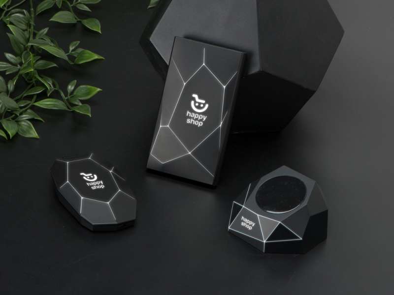 Портативная колонка Geo, 5 цветов подсветки №17