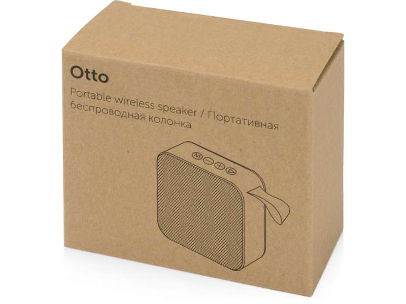 Портативная колонка Otto, зеленое яблоко/черный №7