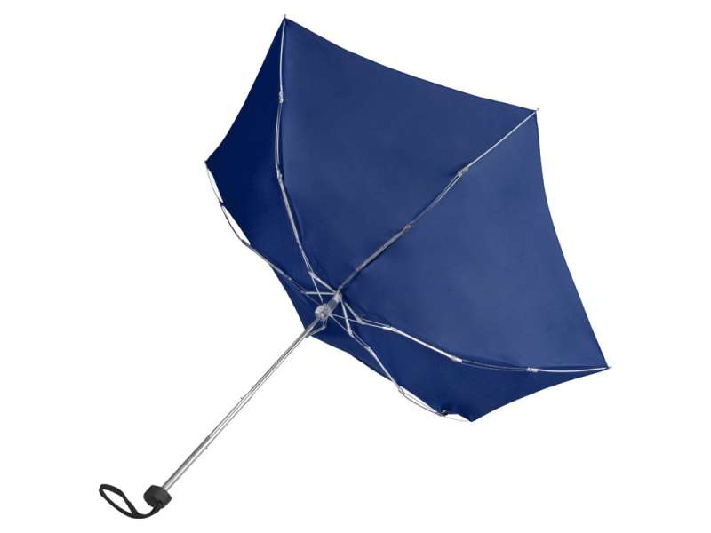 Зонт складной Frisco, механический, 5 сложений, в футляре, синий №3