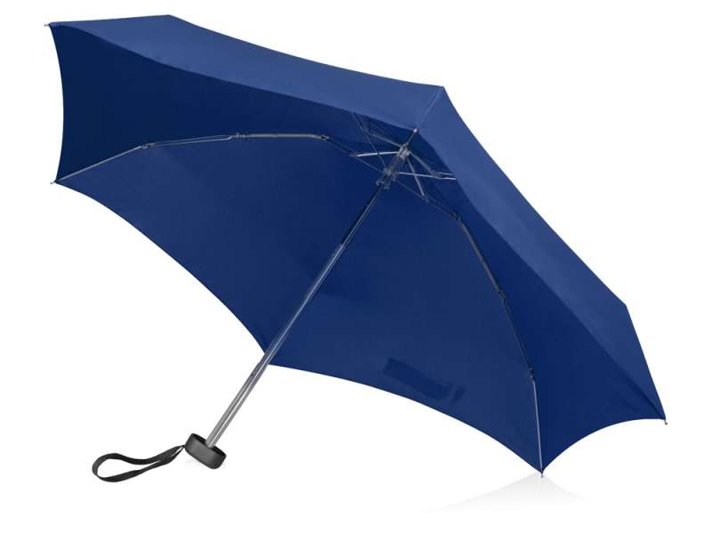 Зонт складной Frisco, механический, 5 сложений, в футляре, синий №6