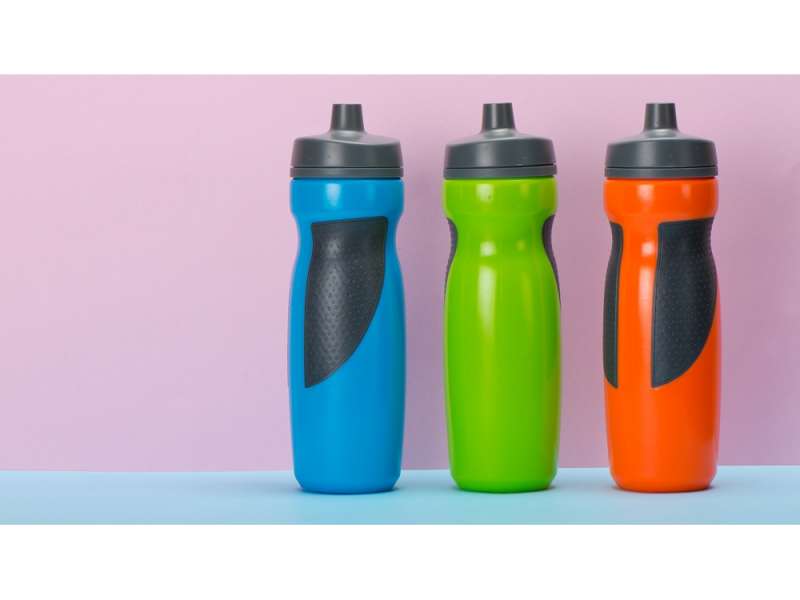 Спортивная бутылка Flex 709 мл, голубой/серый №6