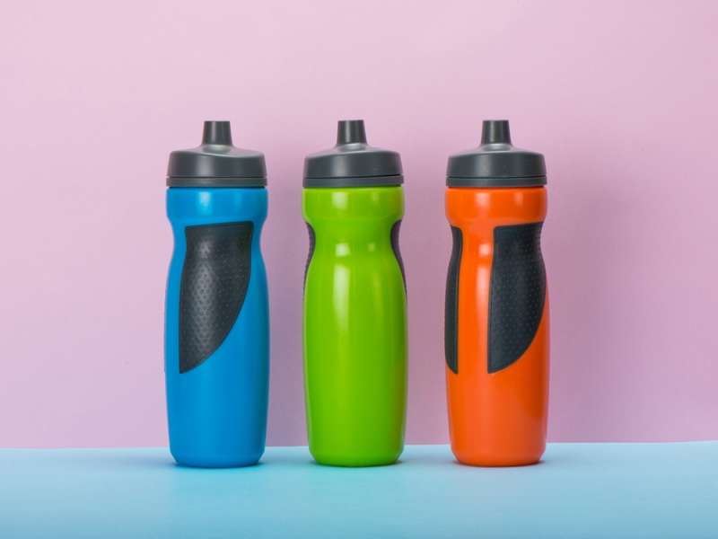 Спортивная бутылка Flex 709 мл, голубой/серый №7