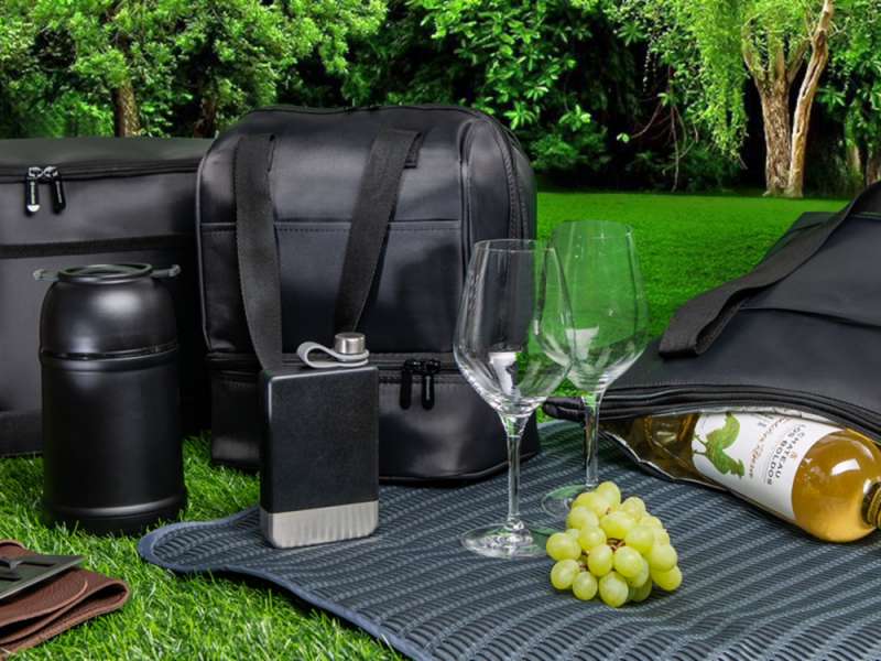 Сумка-холодильник Cool с 2-мя изолированными отделениями, темно-серый №10