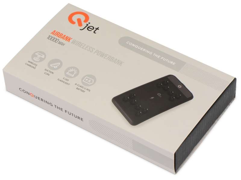 Портативное беспроводное зарядное устройство Airbank, 10000 mAh,  черный №2