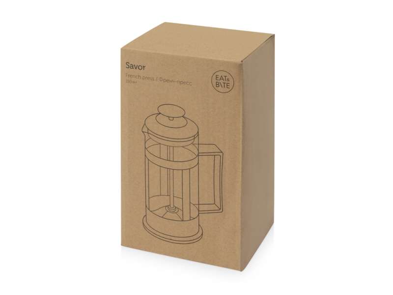 Пластиковый френч-пресс Savor, 350 мл, синий №4