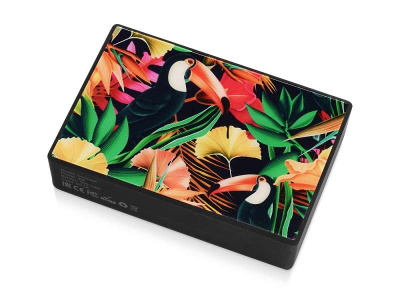 Портативная колонка Concept с полноцетной печатью, черный №2