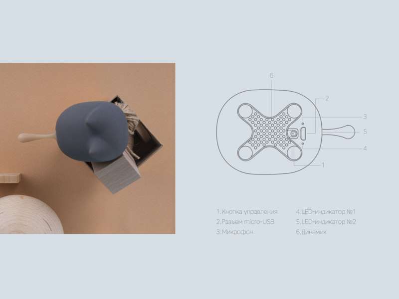 Портативная акустика Rombica Mysound Tito 2C, темно-серый №9