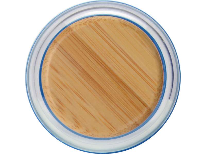 Бутылка для воды стеклянная Refine, в чехле, 550 мл, темно-синий №4