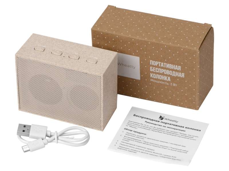 Портативная колонка Wheatty №3