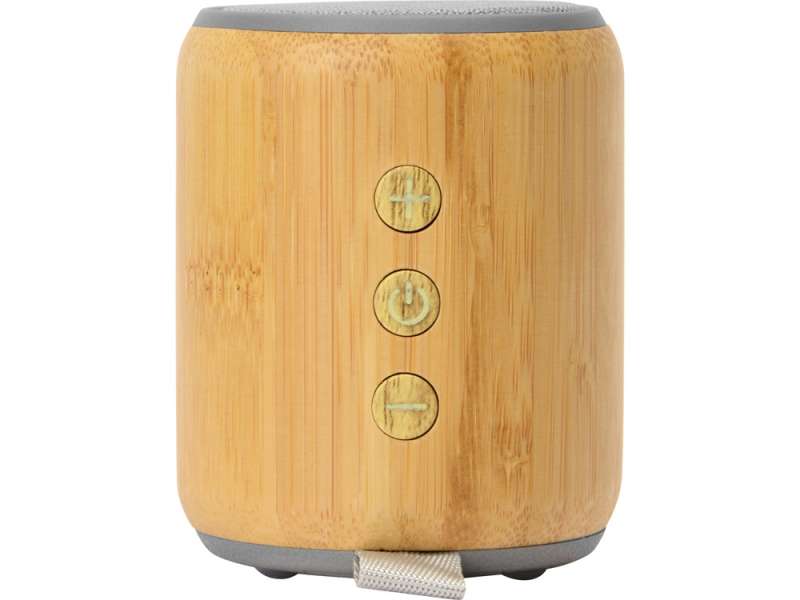 Портативная колонка из бамбука Bongo, натуральный №8