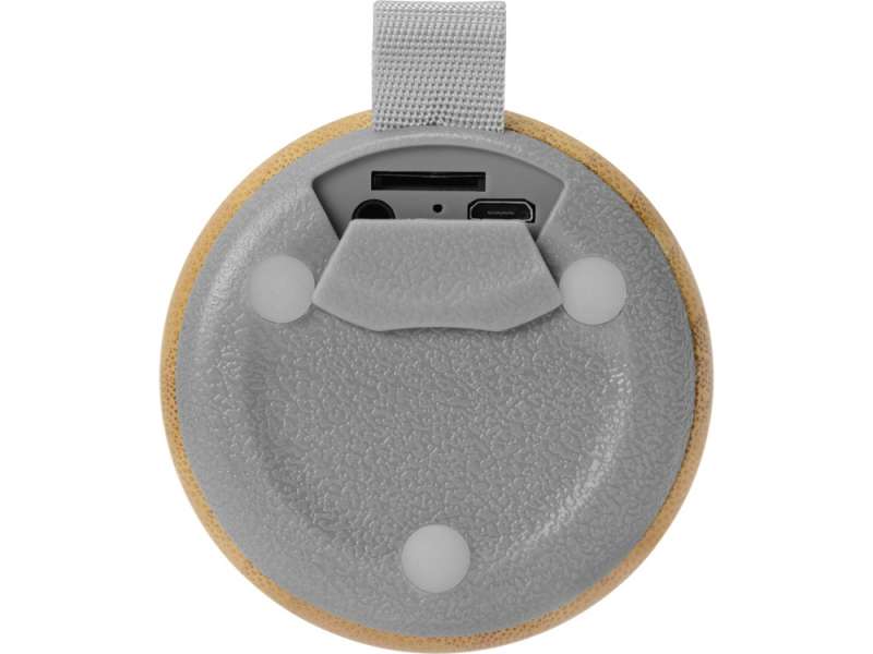 Портативная колонка из бамбука Bongo, натуральный №4