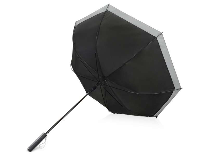 Зонт-трость Reflect полуавтомат, в чехле, черный (Р) №3