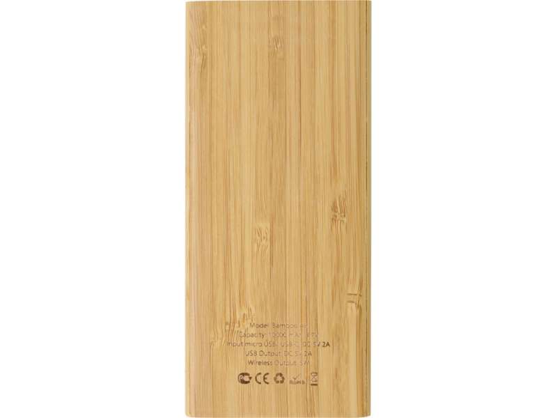 Внешний беспроводной аккумулятор из бамбука Bamboo Air, 10000 mAh №8