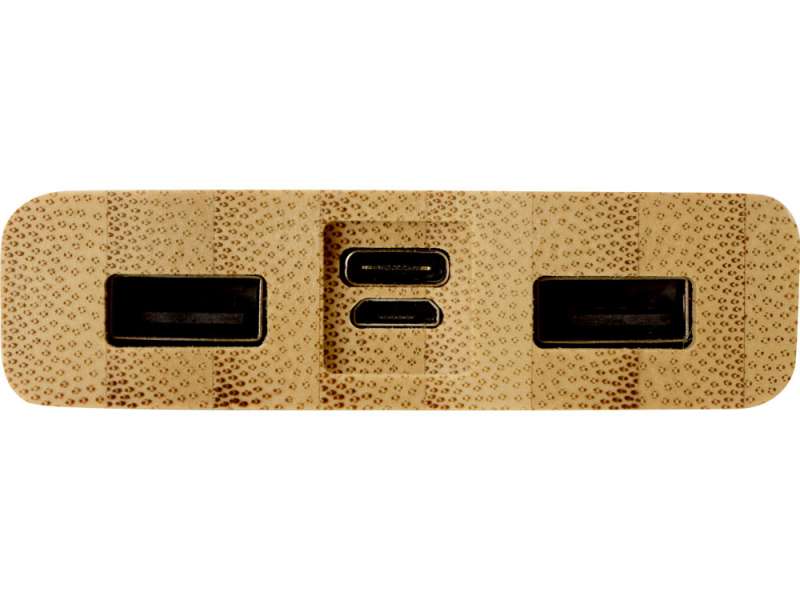 Внешний беспроводной аккумулятор из бамбука Bamboo Air, 10000 mAh №7