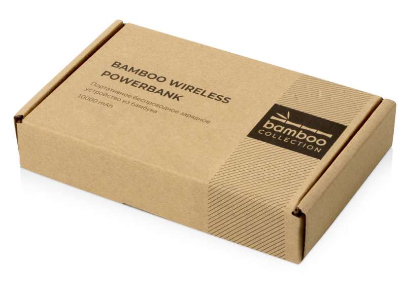 Внешний беспроводной аккумулятор из бамбука Bamboo Air, 10000 mAh №12
