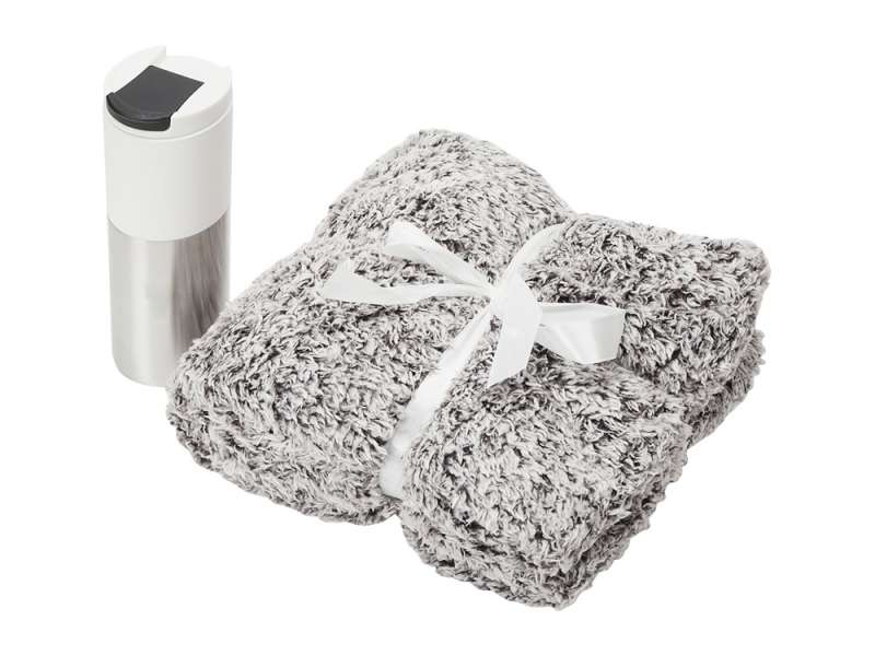 Подарочный набор с пледом и термокружкой Хюгге №2