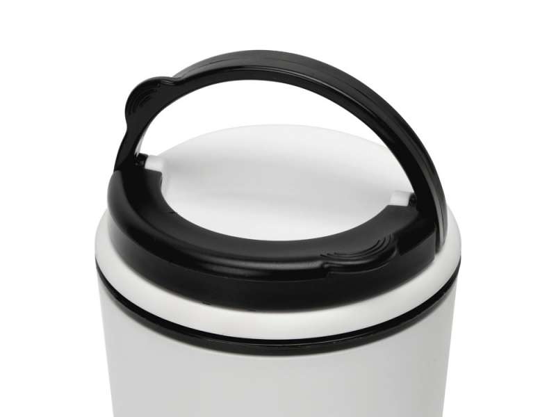 Стакан-тамблер Moment с кофейной крышкой, 350 мл, цвет белый №3