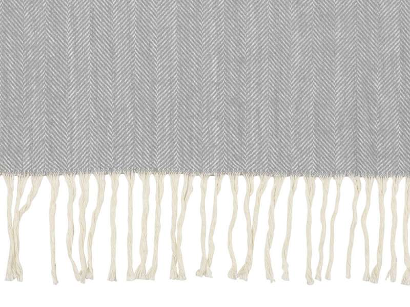 Плед Ёлочка 150х180 см. ПРЕМИУМ (серый однотонное) №4