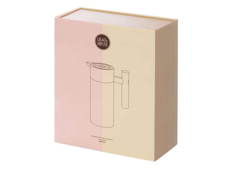 Вакуумный термокувшин Arctic с ситечком, 1200мл, черный №14