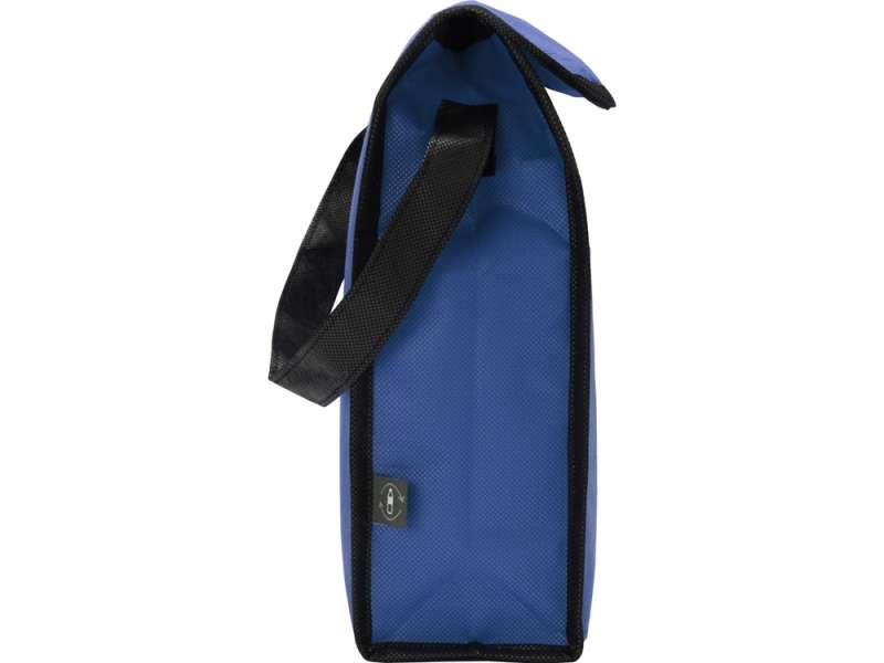 Сумка-холодильник Reviver на липучке из нетканого переработанного материала, синий №2