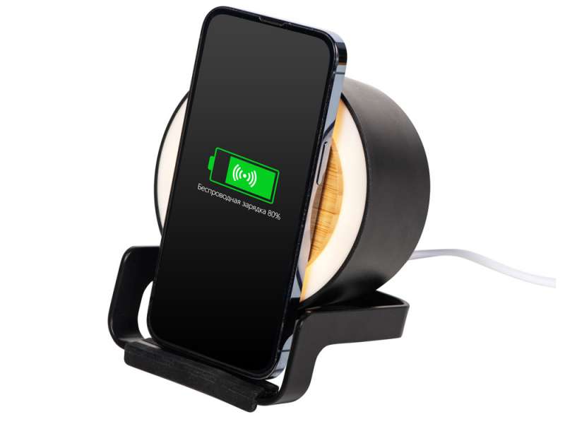 Портативная колонка c функцией беспроводной зарядки Eclipse, 5 Вт / 10 Вт №4