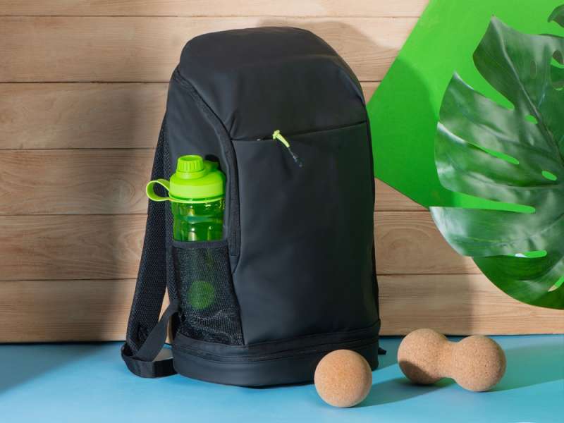 Рюкзак Gym с отделением для обуви, черный №14