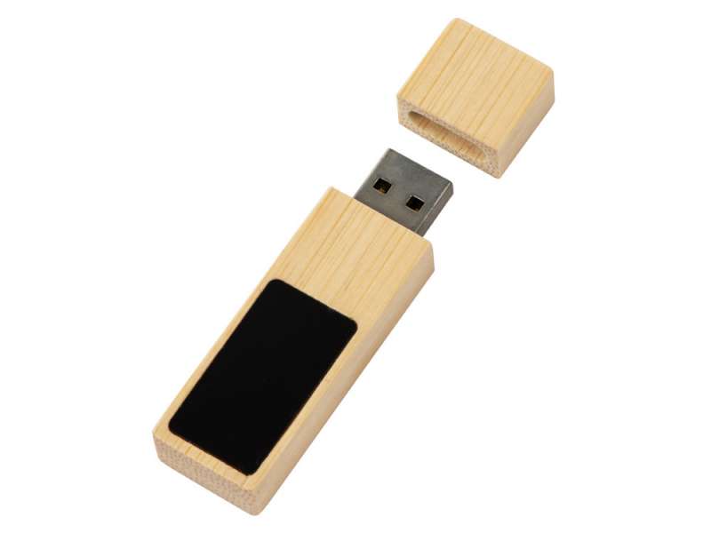 USB 2.0- флешка на 32 Гб c подсветкой логотипа Bamboo LED №2