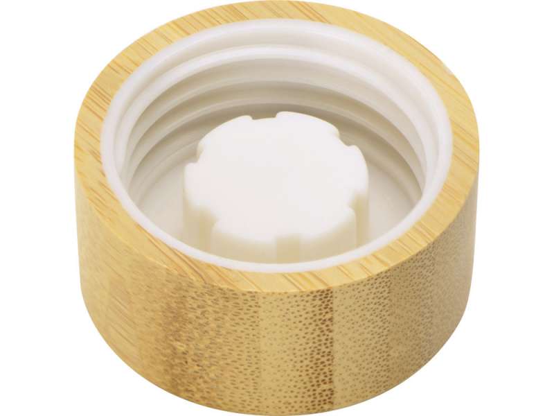 Стеклянная бутылка с бамбуковой крышкой Foggy, 600мл, красный №4