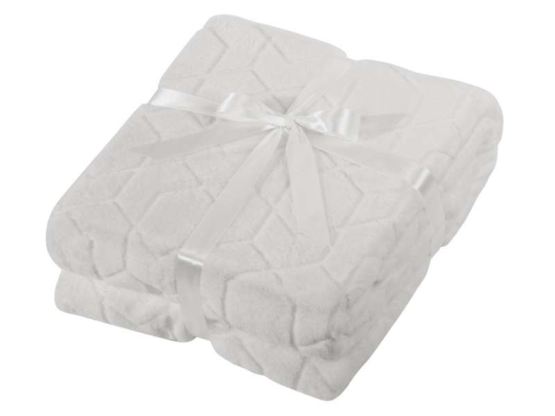 Светящийся в темноте плед Lattice белый №6