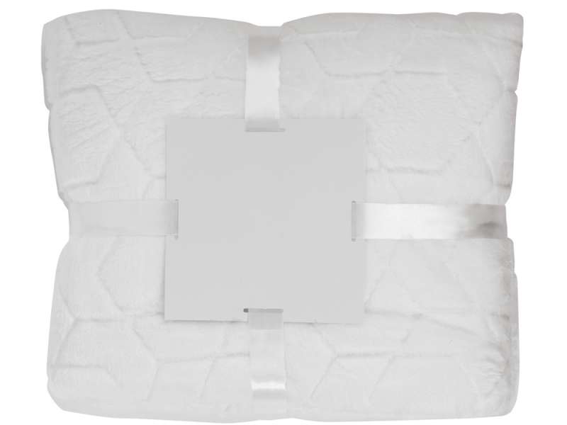 Светящийся в темноте плед Lattice белый №7