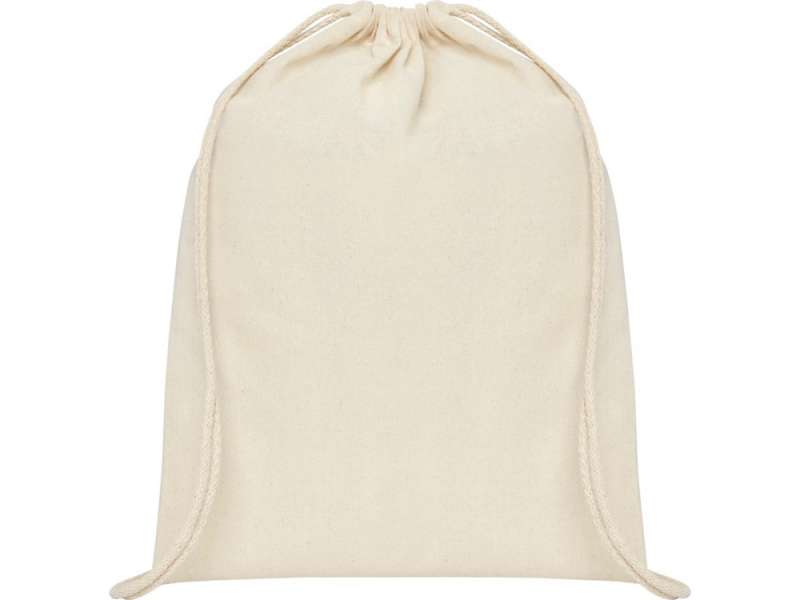Рюкзак со шнурком Tenes из хлопка плотностью 140 г/м2, natural №2