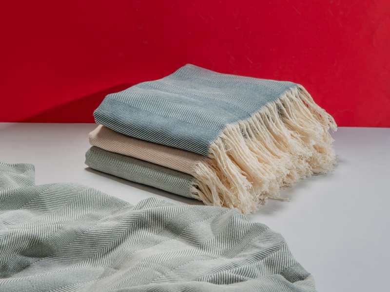 Плед Hild, серый №4